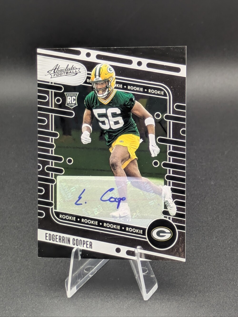 2024 Panini Absolute Signature Rookies Edgerrin Cooper RC Auto #145 Packers
